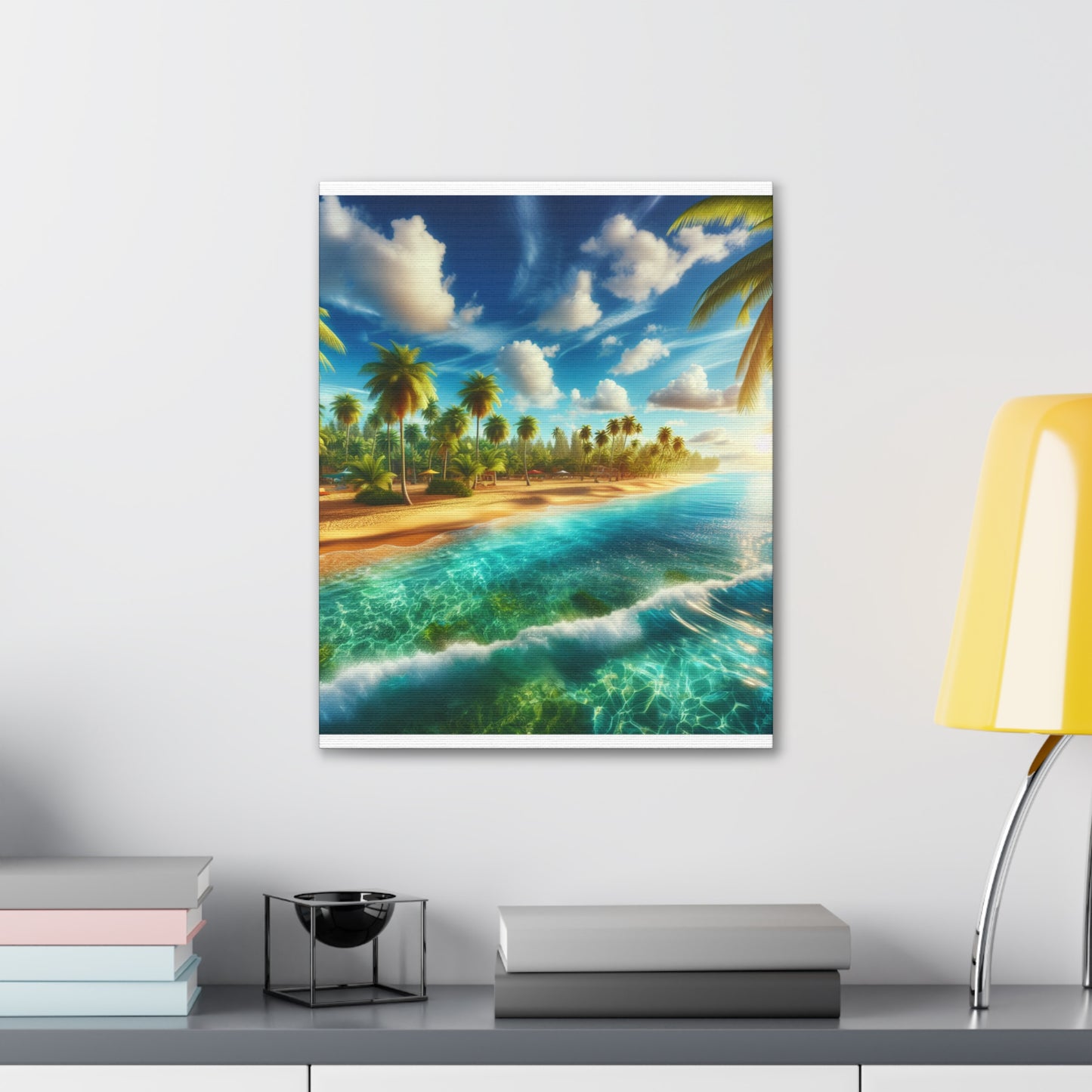 "Coral Breeze Cove" - Canvas