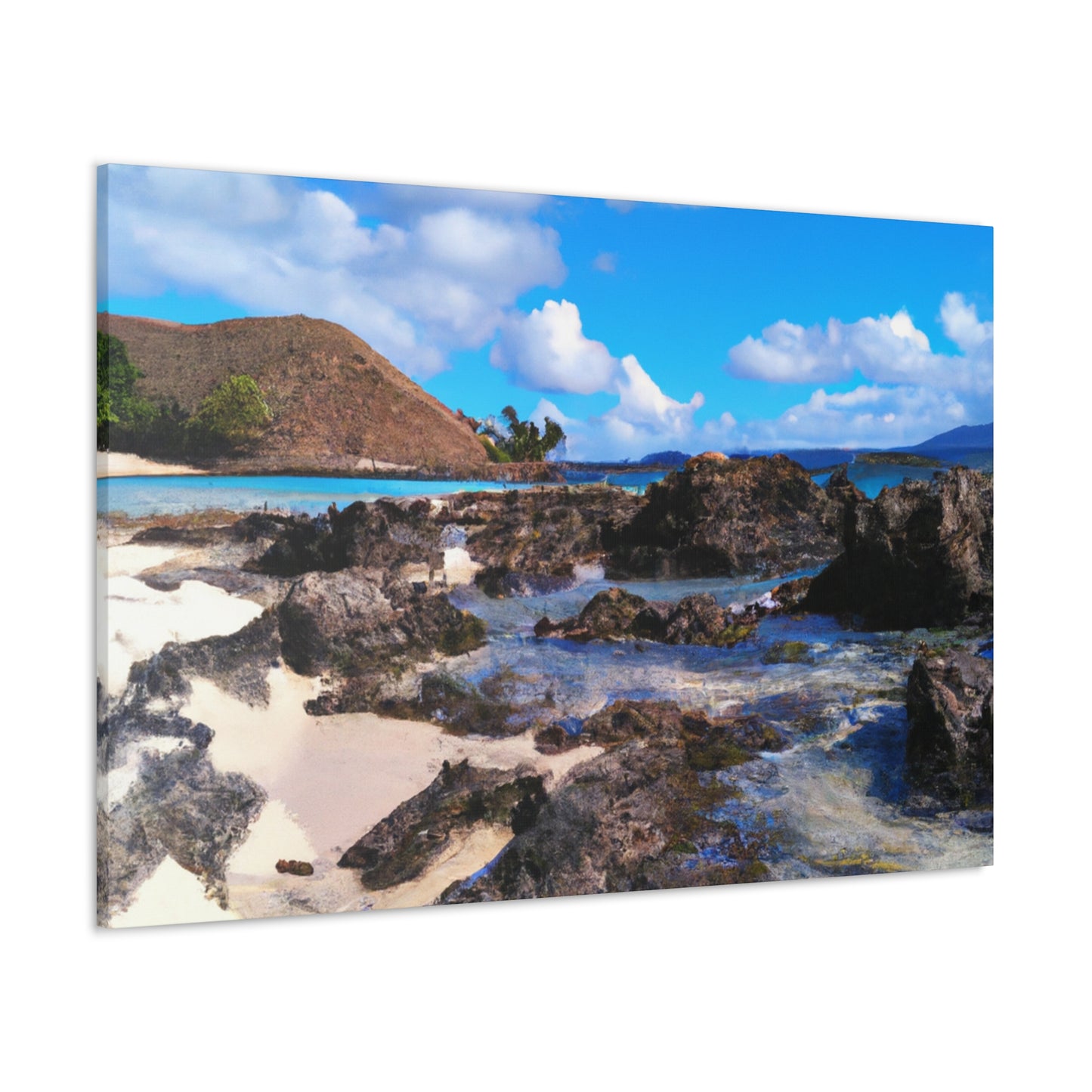 Aqua Oasis - Canvas