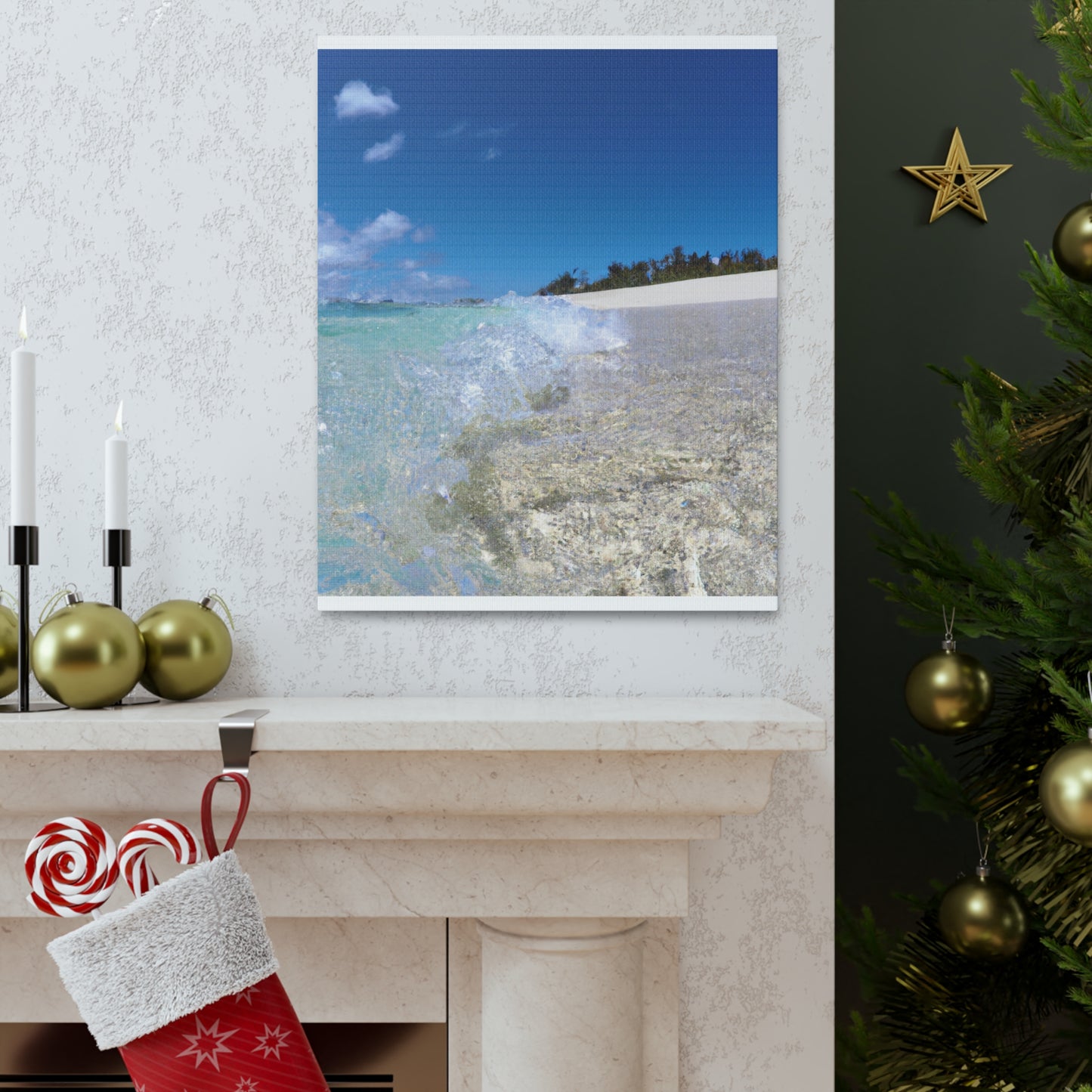 Beach Island Bliss - Canvas