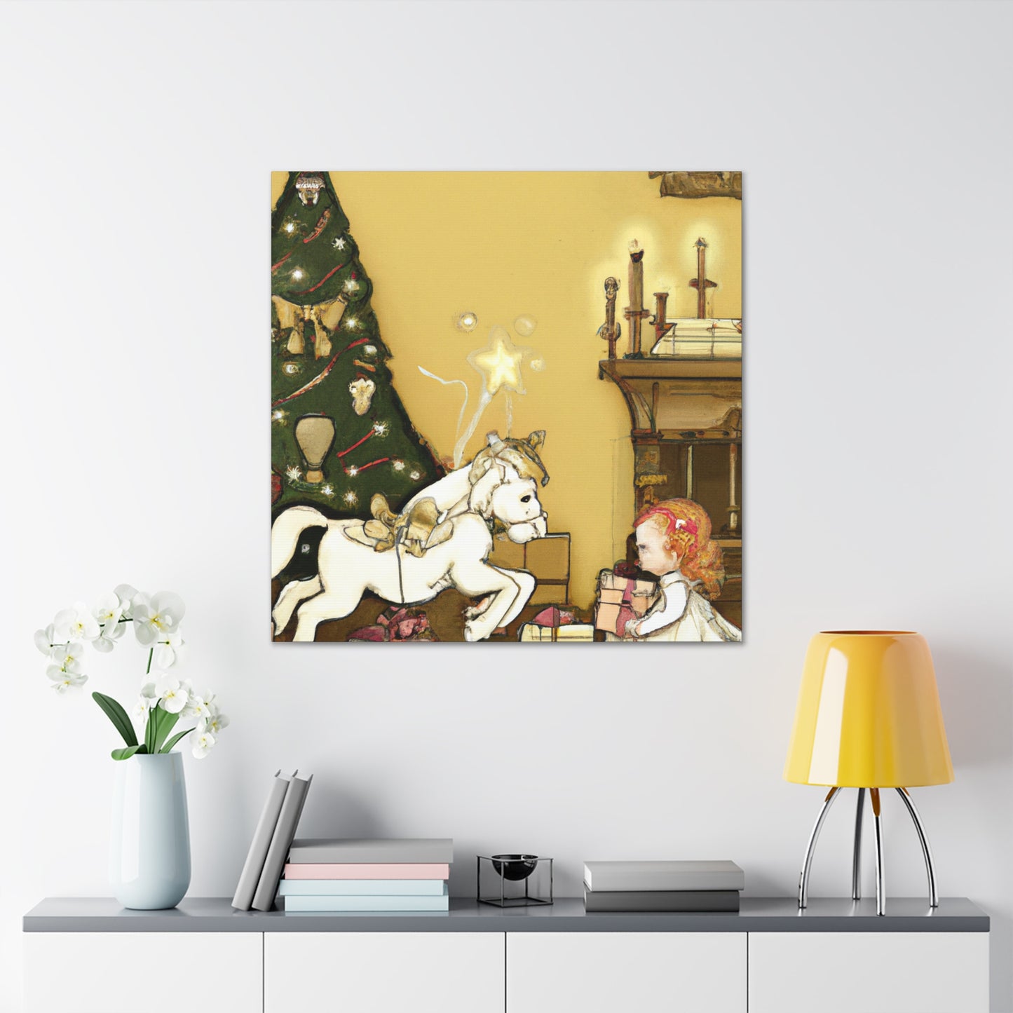 Glittery Twinkletoes - Canvas