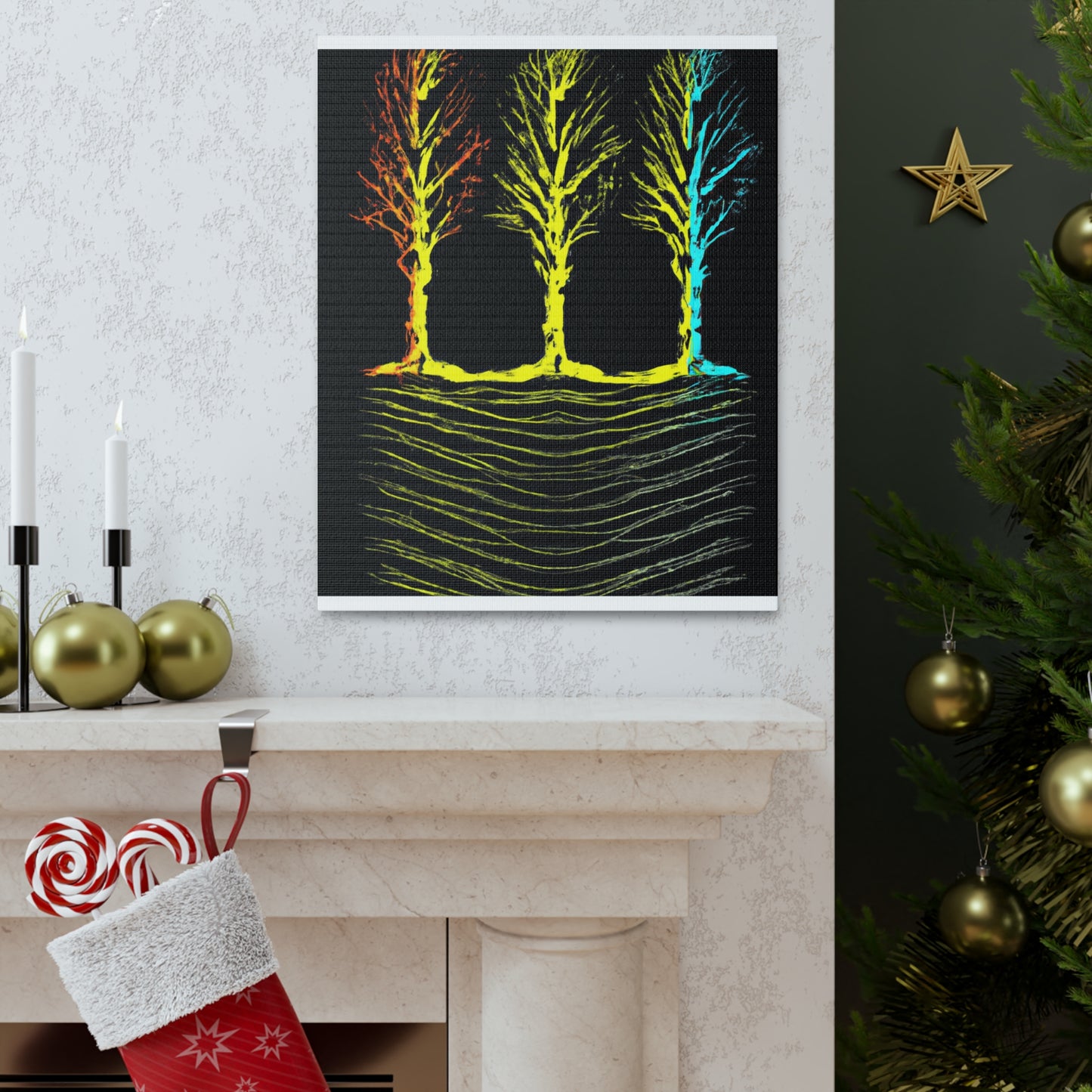 Amon-Ra-En-Khepera - Canvas