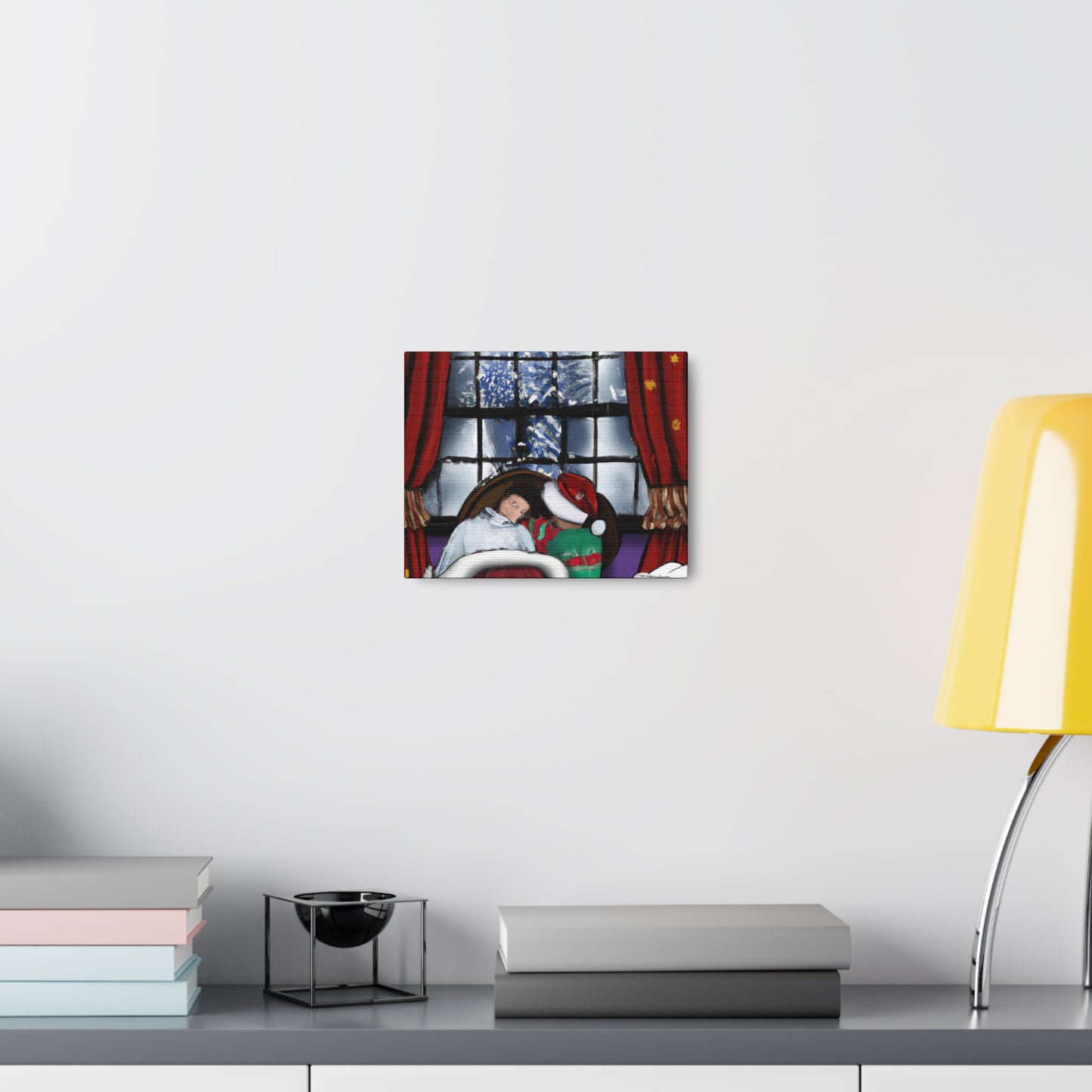 Twinkles the Tinsel Elf. - Canvas