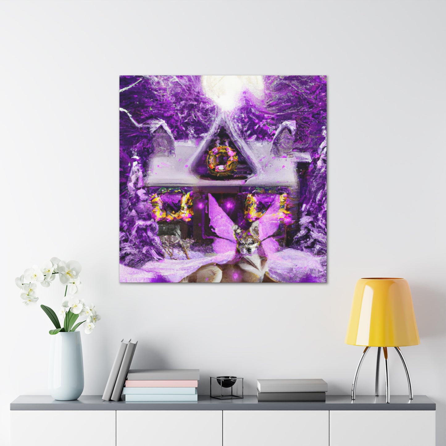 "Tinsel Tinkerbell" - Canvas