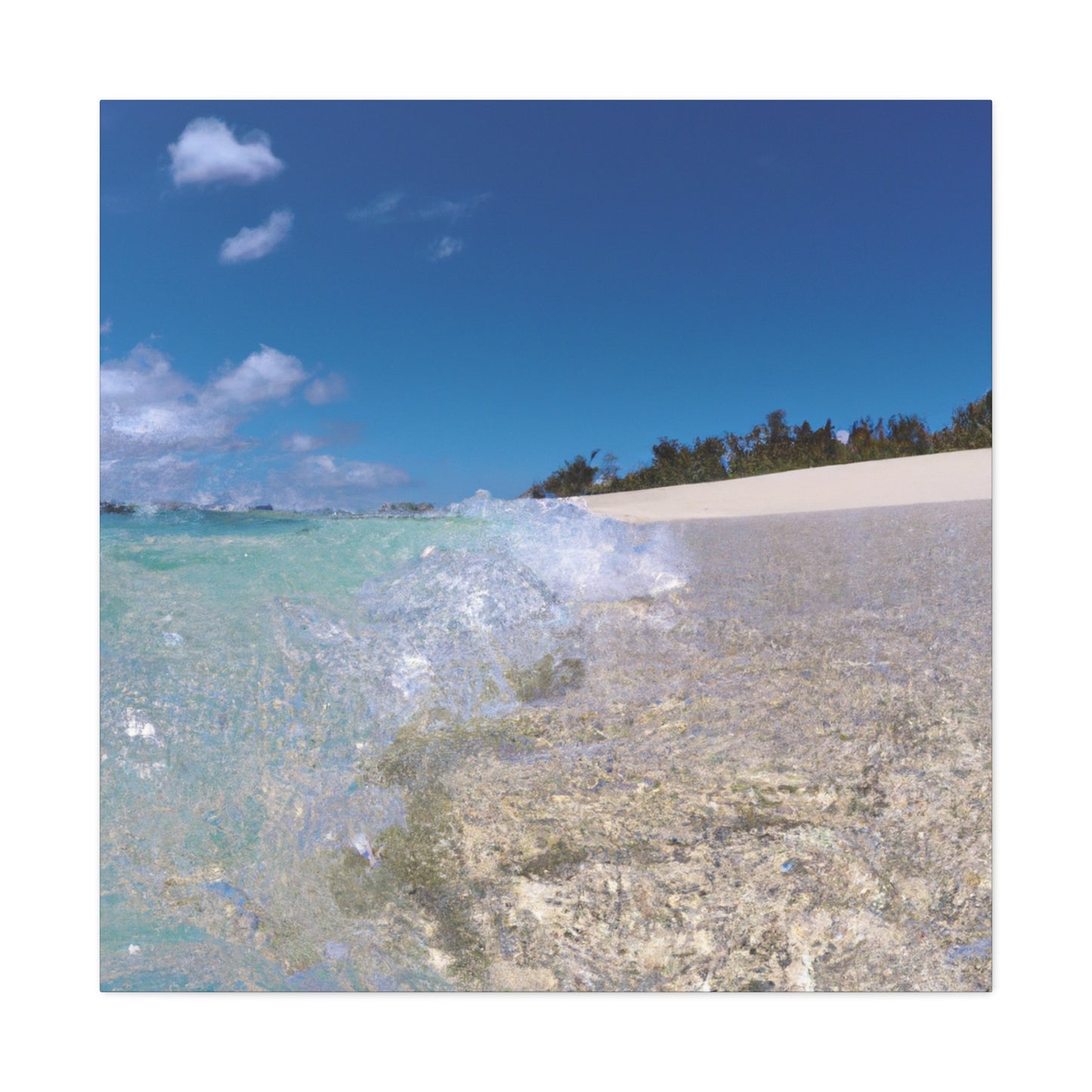 Beach Island Bliss - Canvas