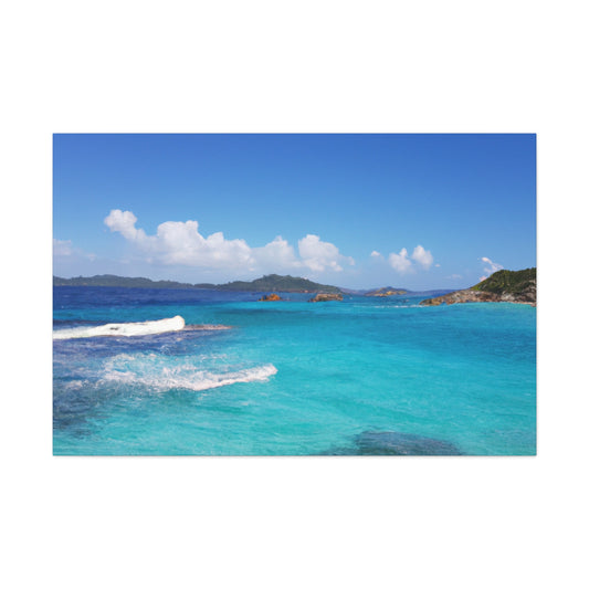 Tropical Dreamscape. - Canvas