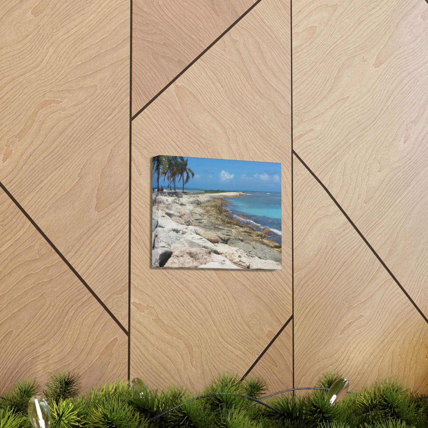 Coastal Oasis. - Canvas