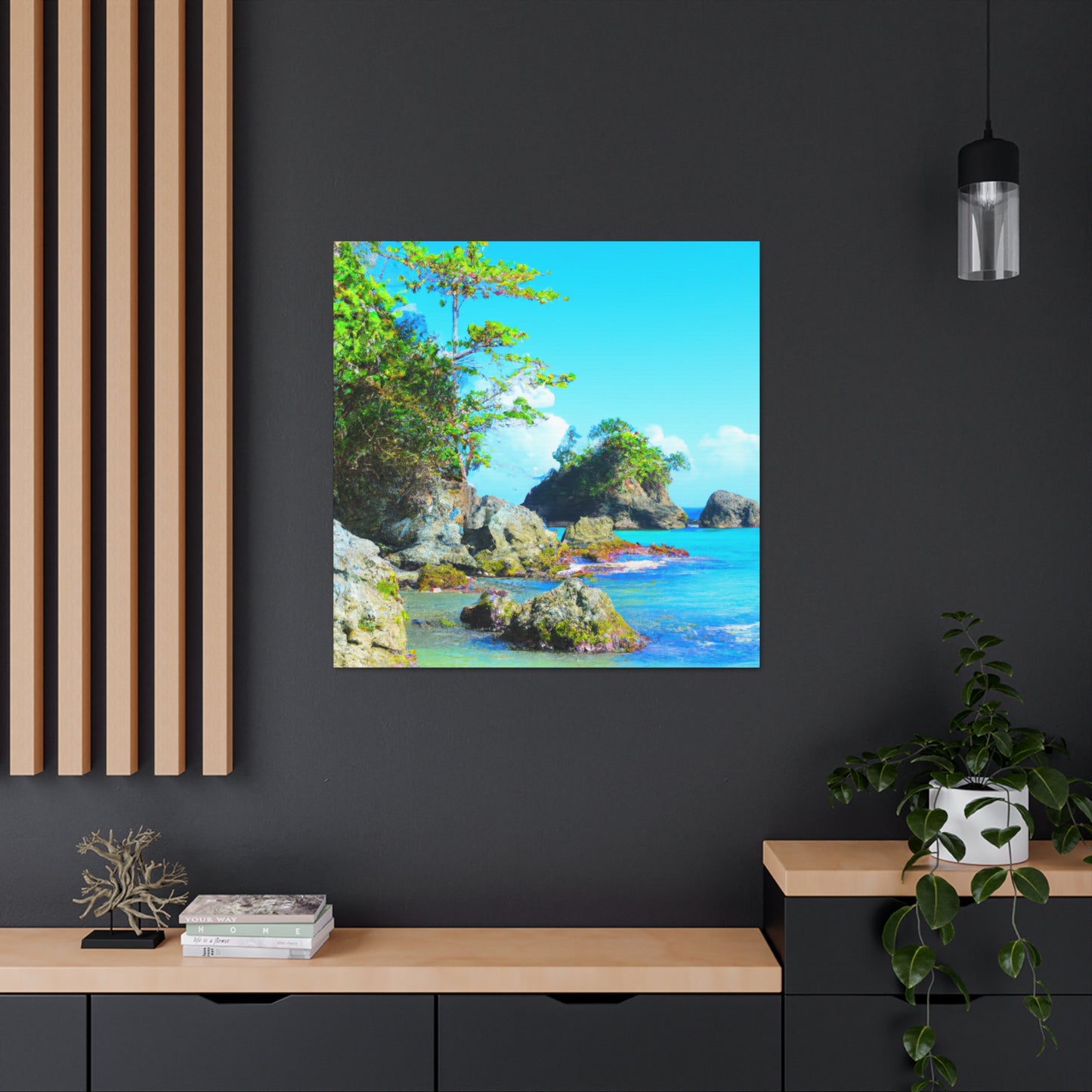 Beach Island Bliss - Canvas