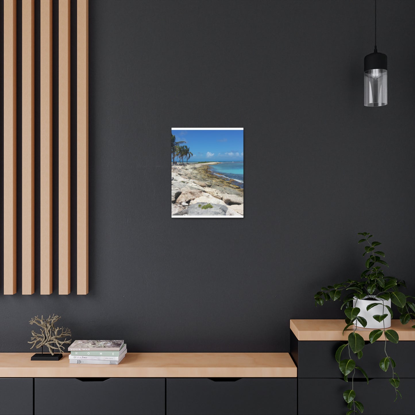 Coastal Oasis. - Canvas