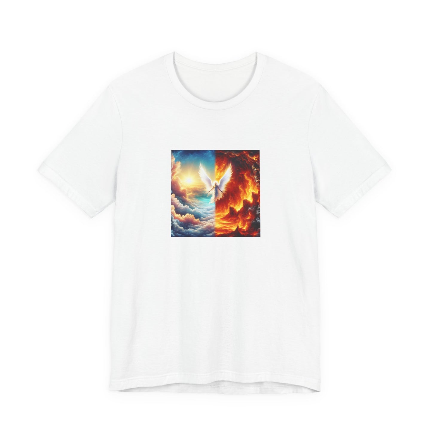 Azareelith - a female angel known for her wisdom and guidance during the biblical era. She was often depicted with a halo of light around her head and her wings were said to shine like stars. Azareelith was known to comfort - Tee