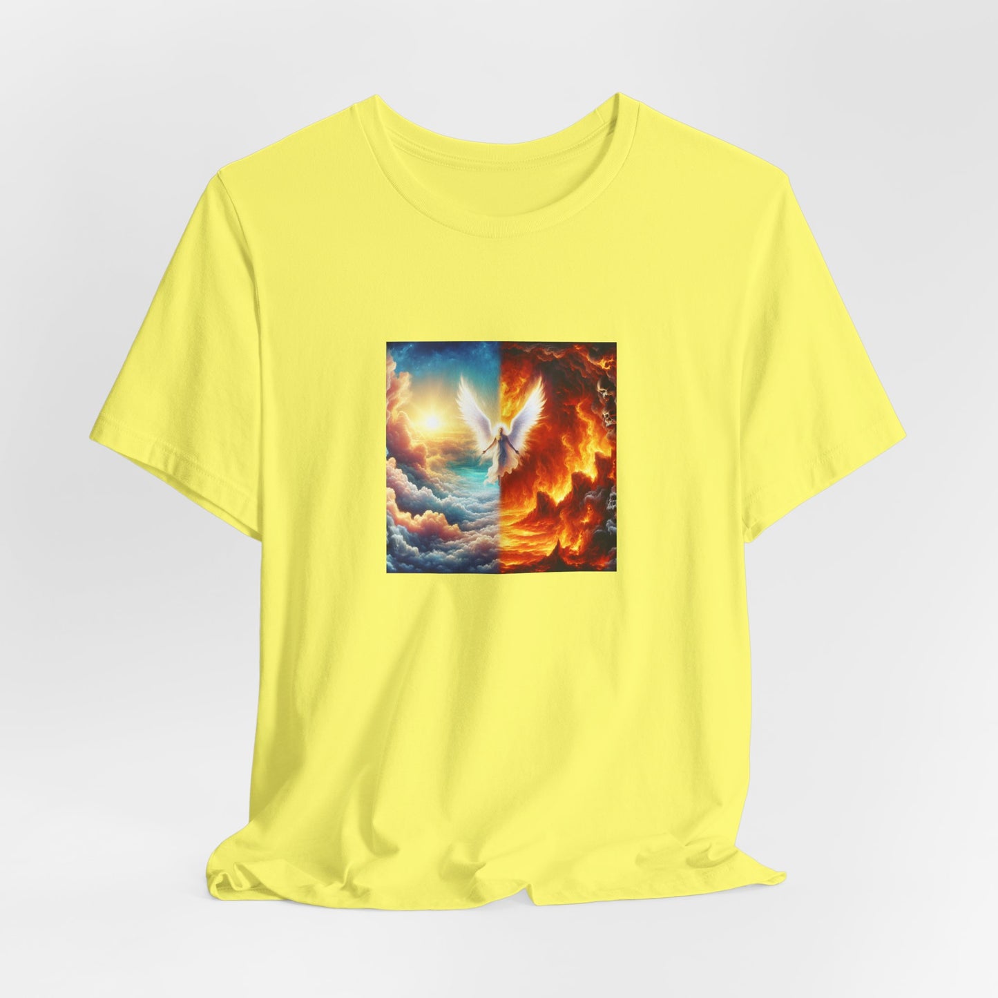 Azareelith - a female angel known for her wisdom and guidance during the biblical era. She was often depicted with a halo of light around her head and her wings were said to shine like stars. Azareelith was known to comfort - Tee