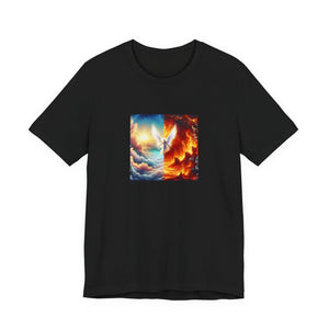 Azareelith - a female angel known for her wisdom and guidance during the biblical era. She was often depicted with a halo of light around her head and her wings were said to shine like stars. Azareelith was known to comfort - Tee