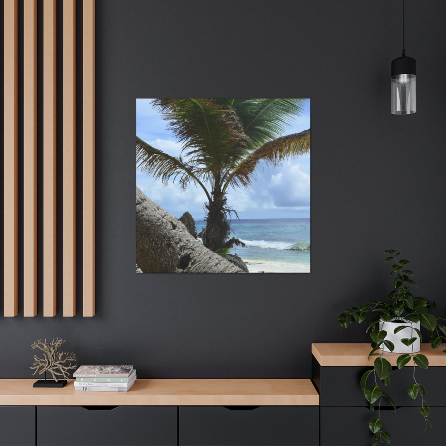 Island Oasis. - Canvas