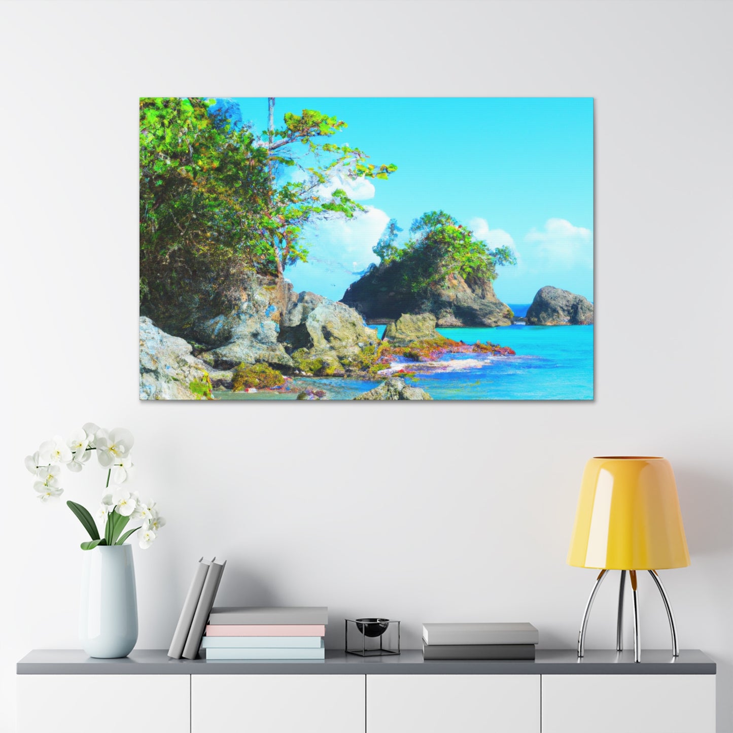 Beach Island Bliss - Canvas