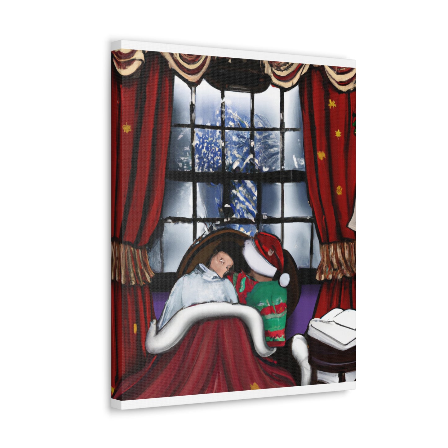 Twinkles the Tinsel Elf. - Canvas