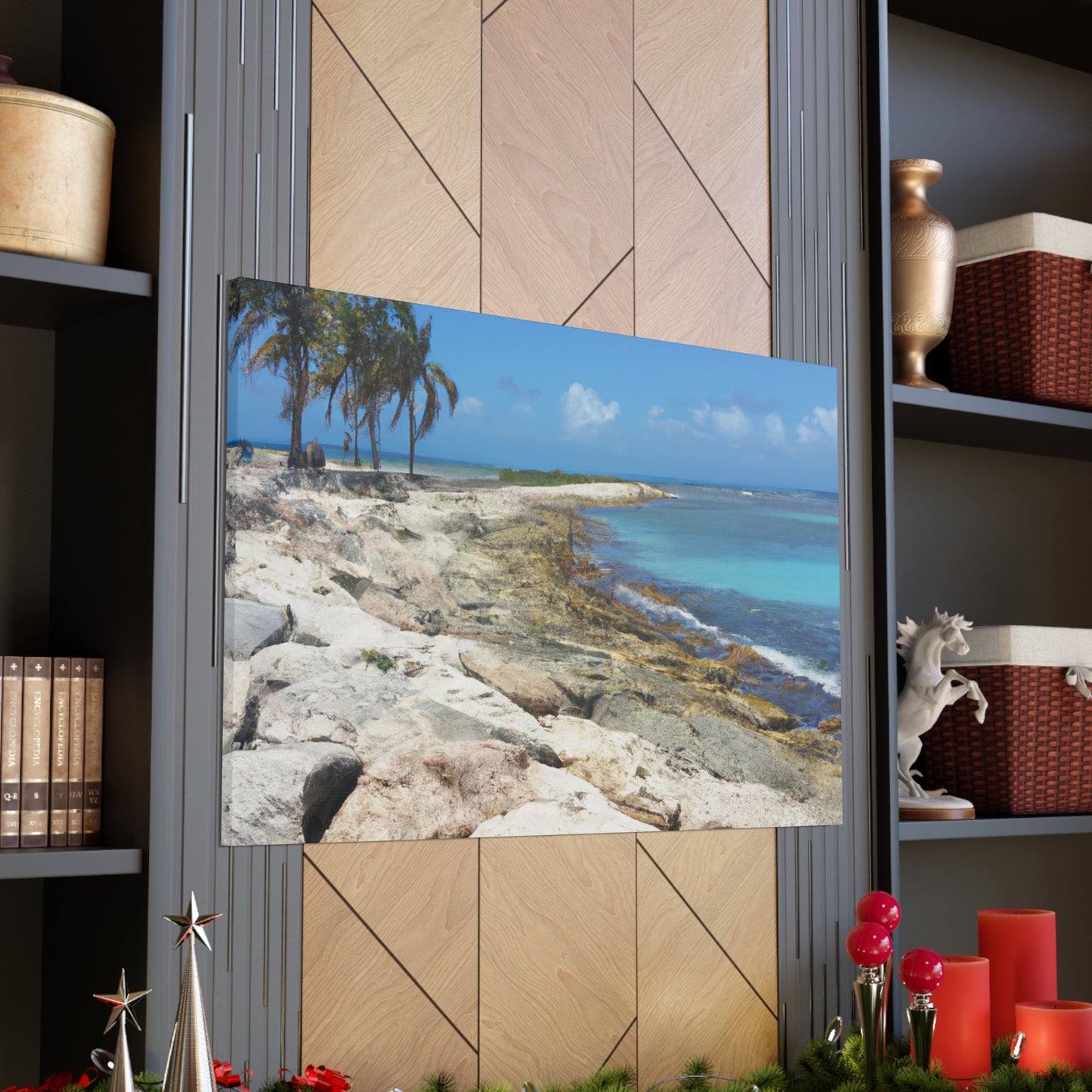 Coastal Oasis. - Canvas