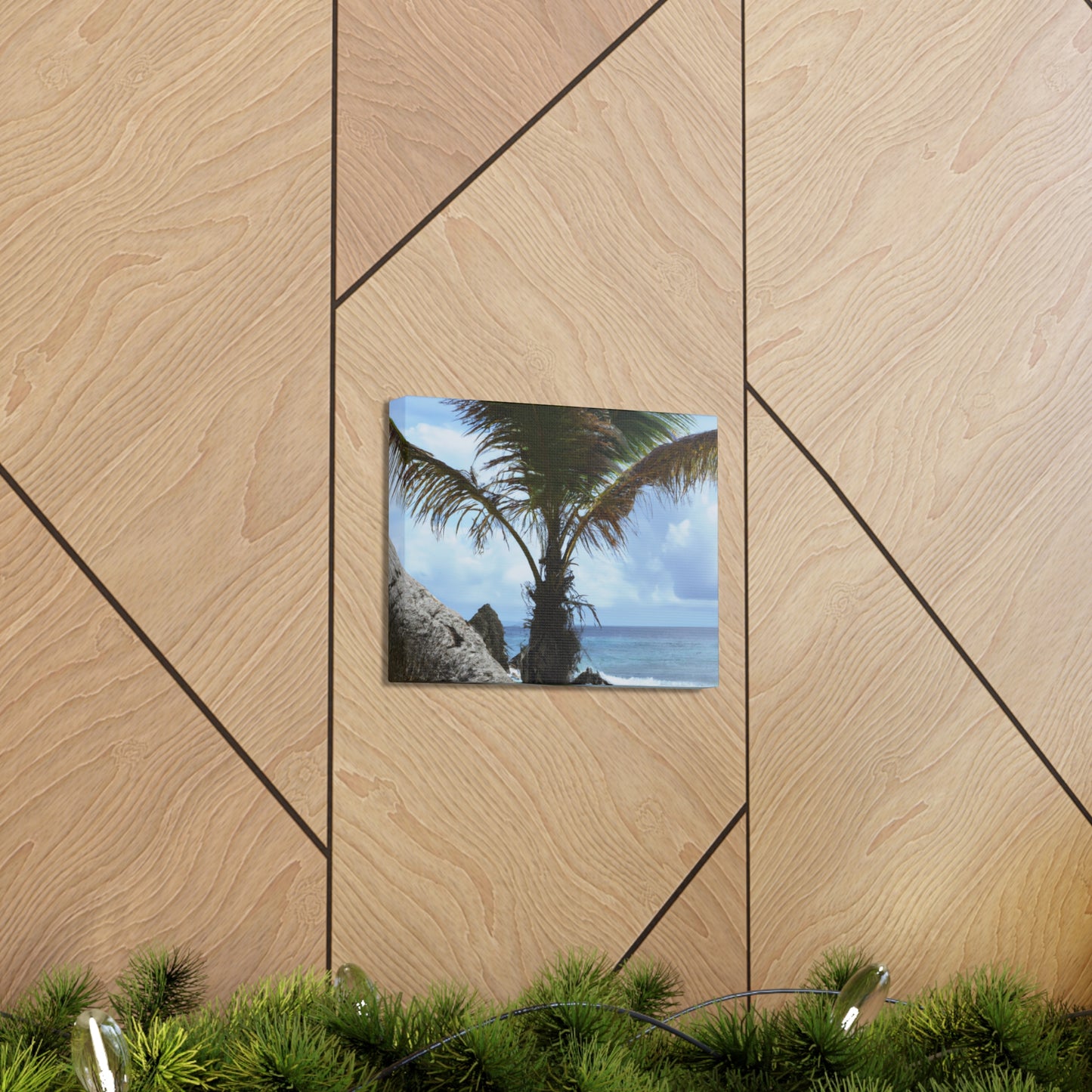 Island Oasis. - Canvas