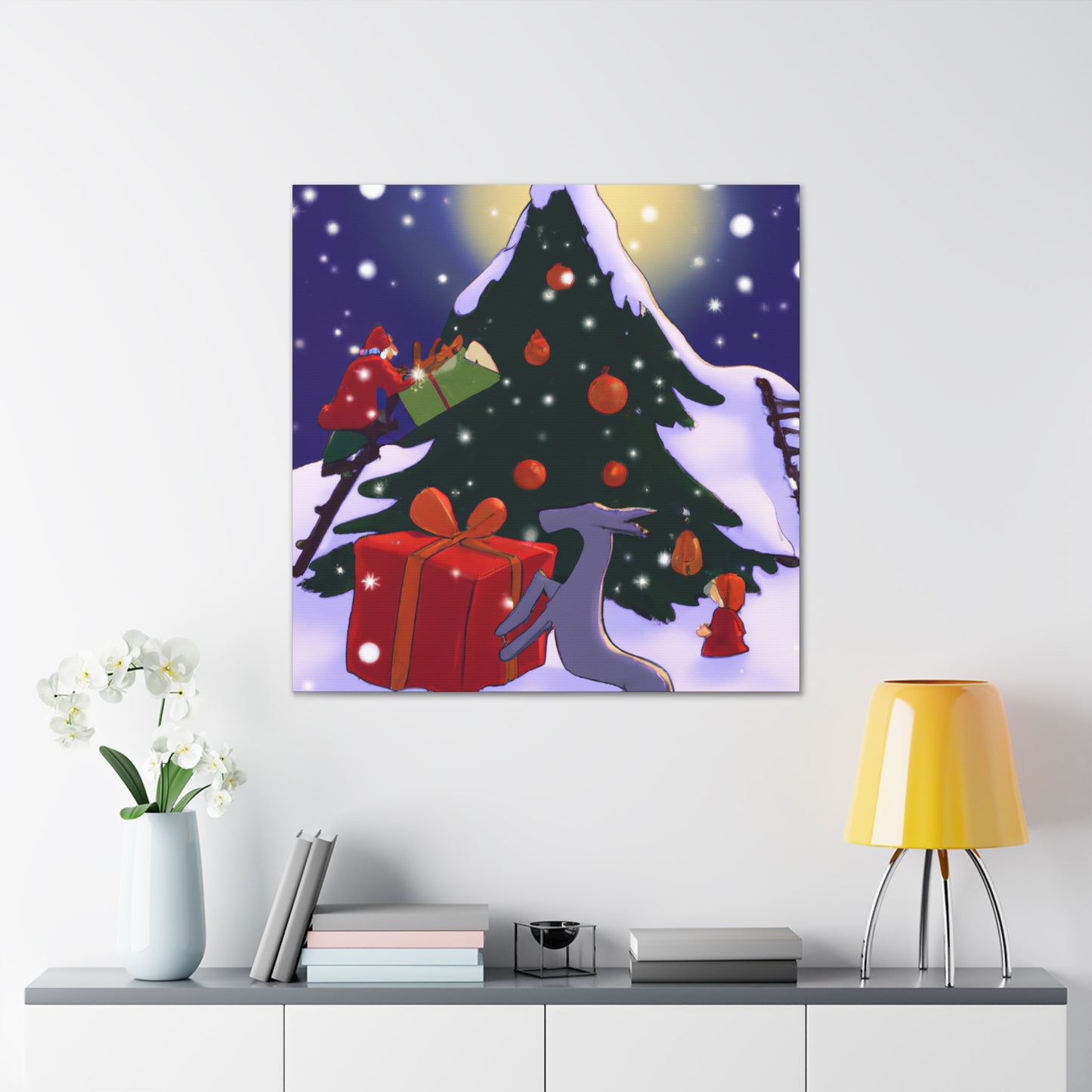 Frosty Twinkletoes - Canvas