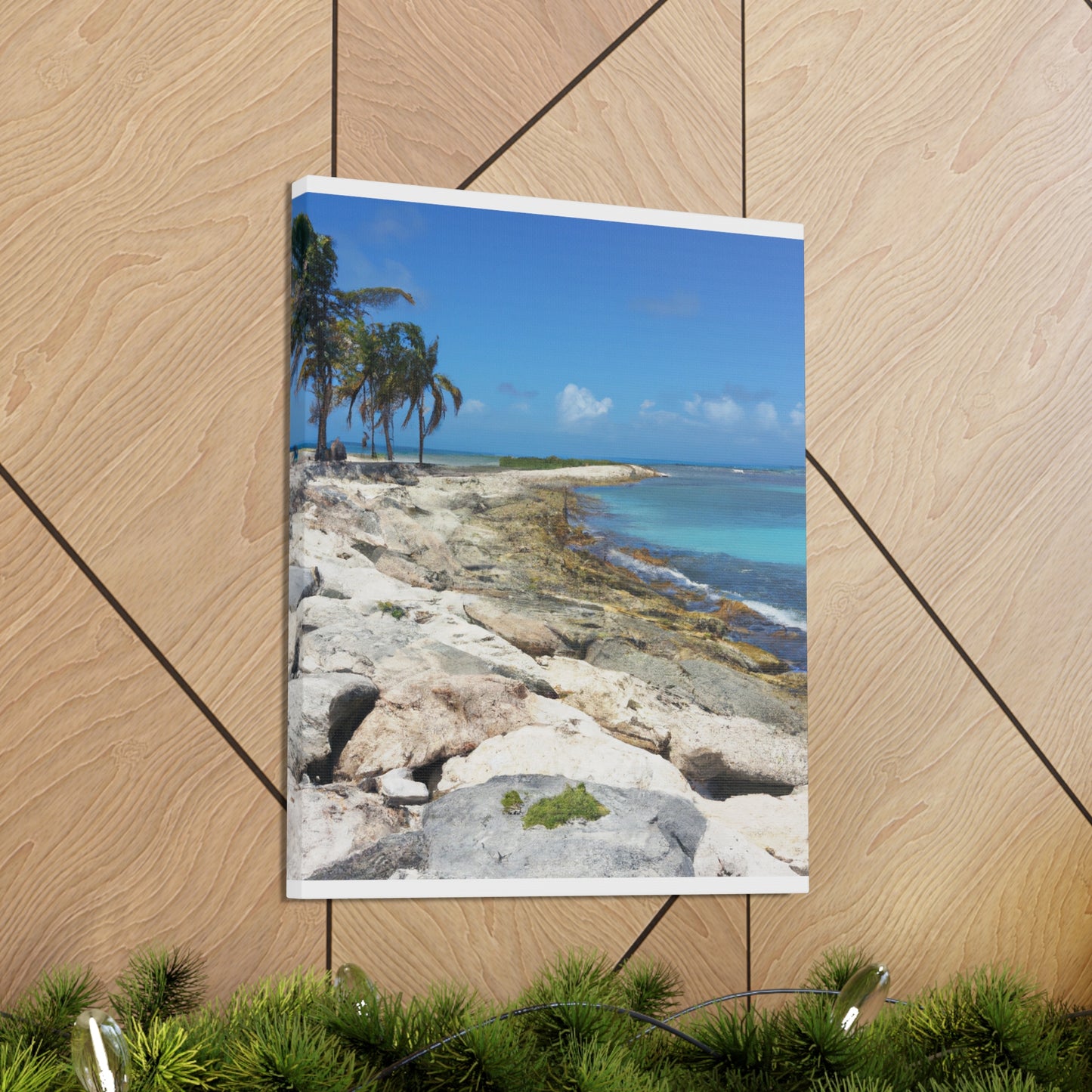 Coastal Oasis. - Canvas