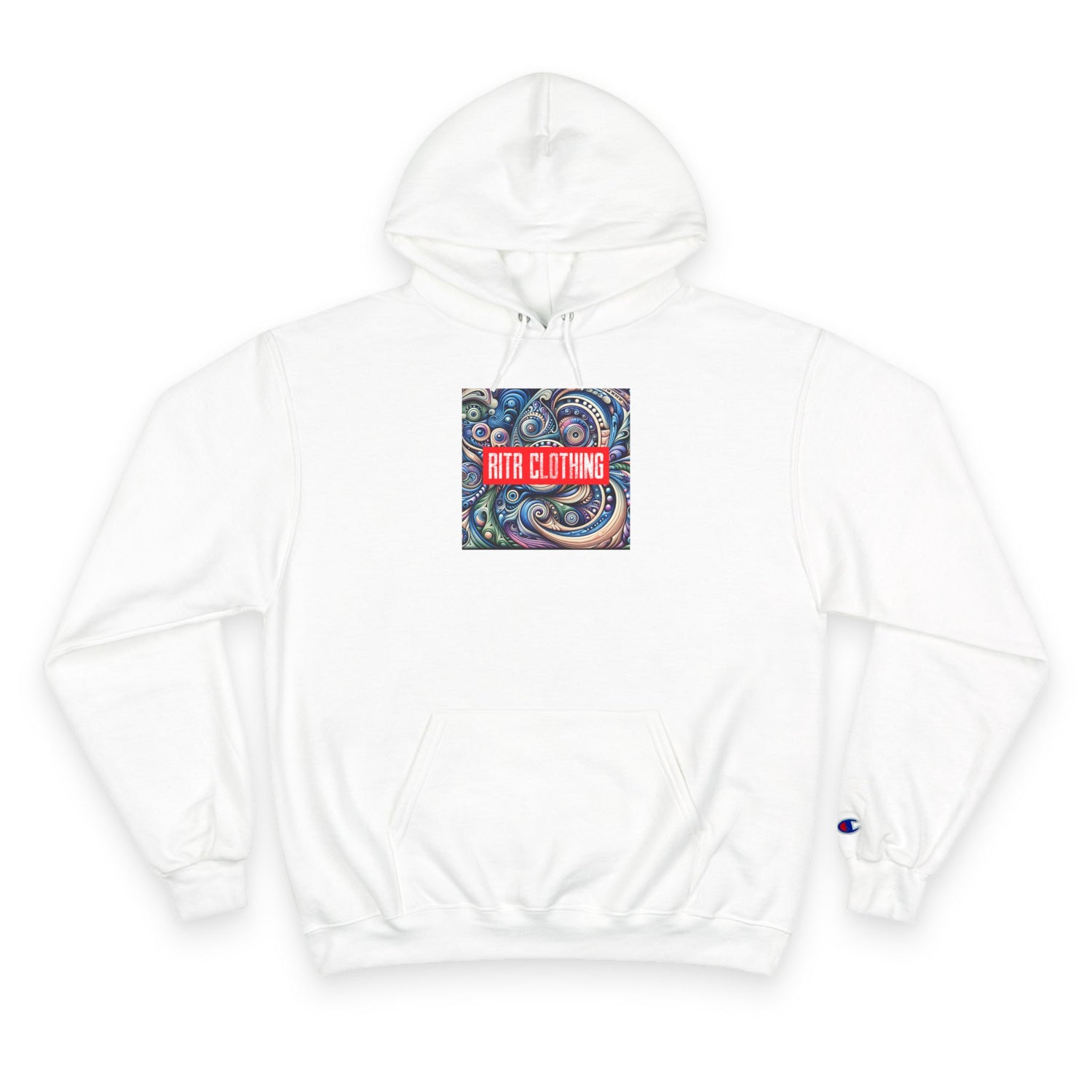 Trippy Abstract RITR Logo Hoodie