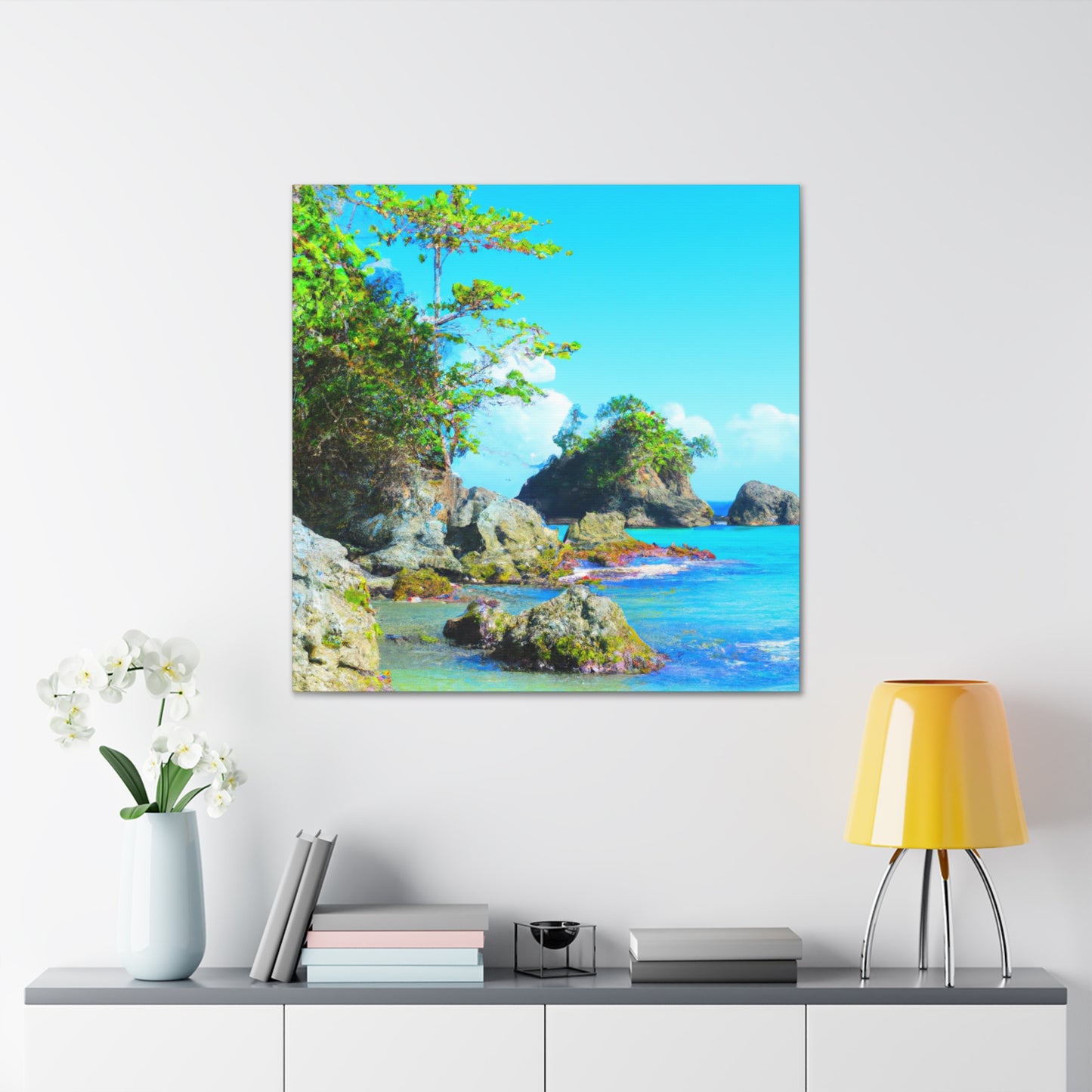 Beach Island Bliss - Canvas