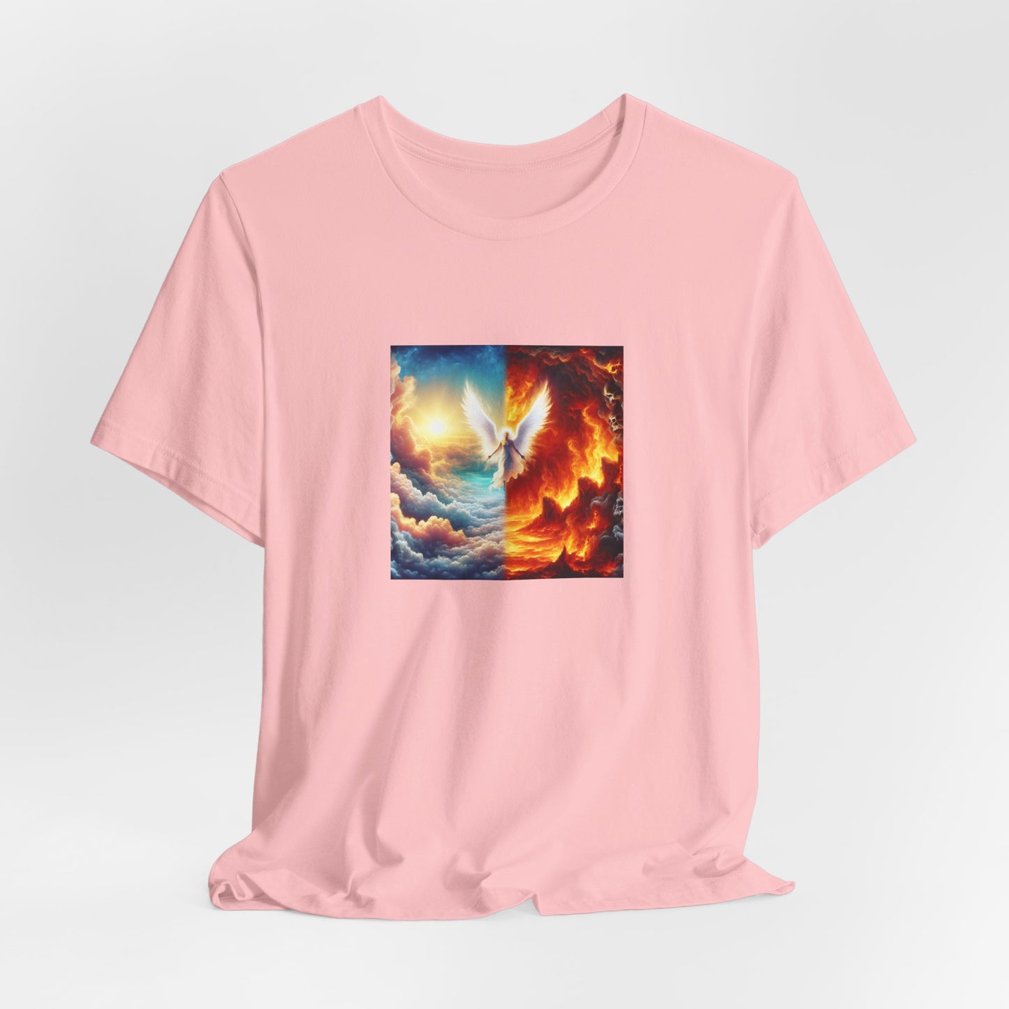 Azareelith - a female angel known for her wisdom and guidance during the biblical era. She was often depicted with a halo of light around her head and her wings were said to shine like stars. Azareelith was known to comfort - Tee