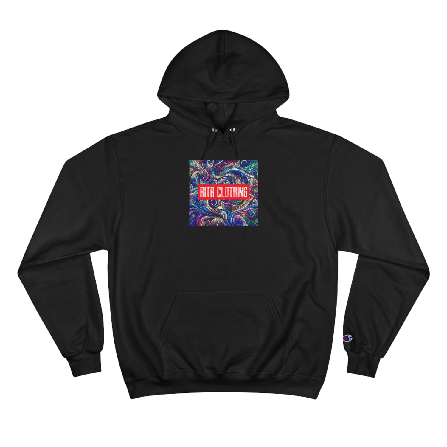 Trippy Abstract RITR Logo Hoodie