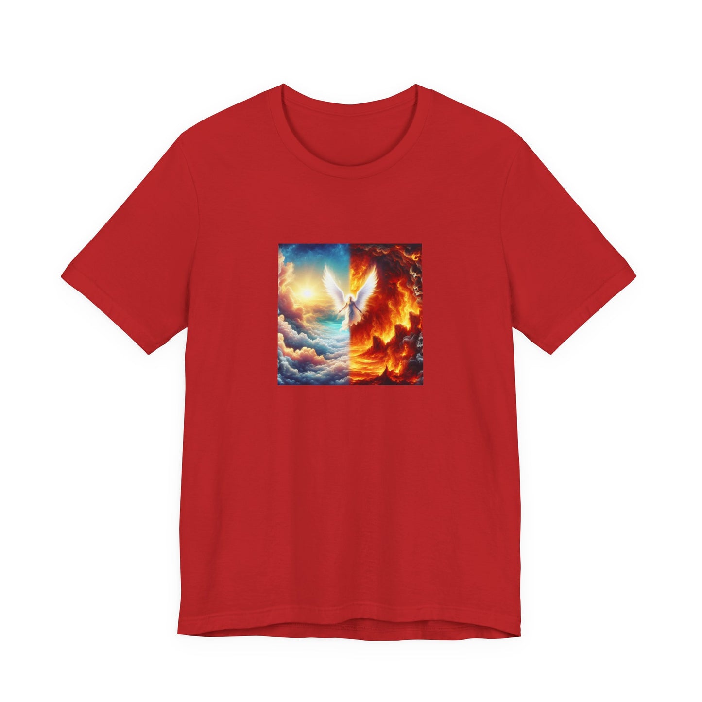 Azareelith - a female angel known for her wisdom and guidance during the biblical era. She was often depicted with a halo of light around her head and her wings were said to shine like stars. Azareelith was known to comfort - Tee
