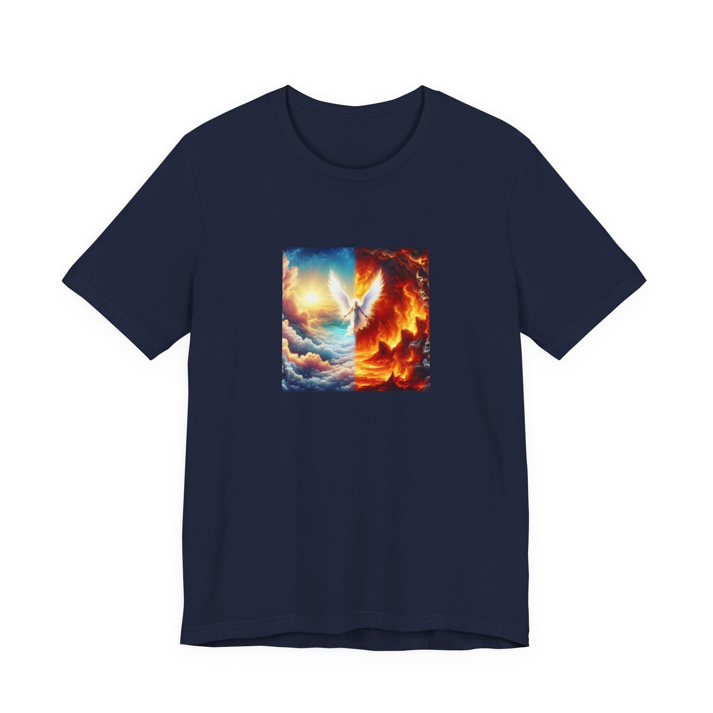 Azareelith - a female angel known for her wisdom and guidance during the biblical era. She was often depicted with a halo of light around her head and her wings were said to shine like stars. Azareelith was known to comfort - Tee