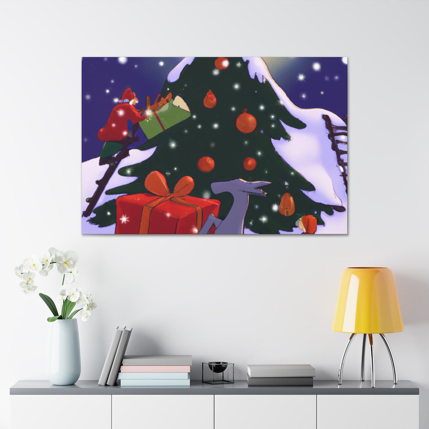 Frosty Twinkletoes - Canvas