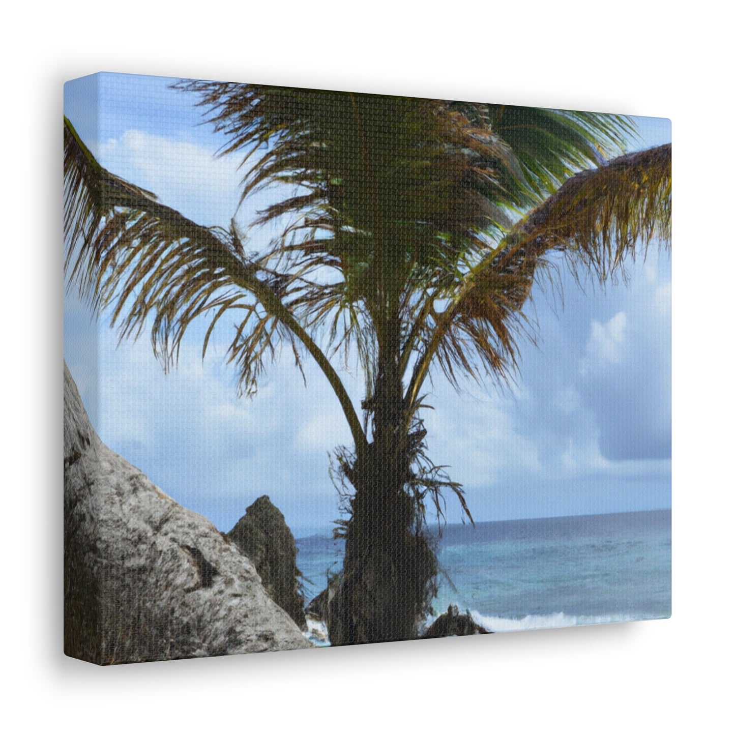 Island Oasis. - Canvas