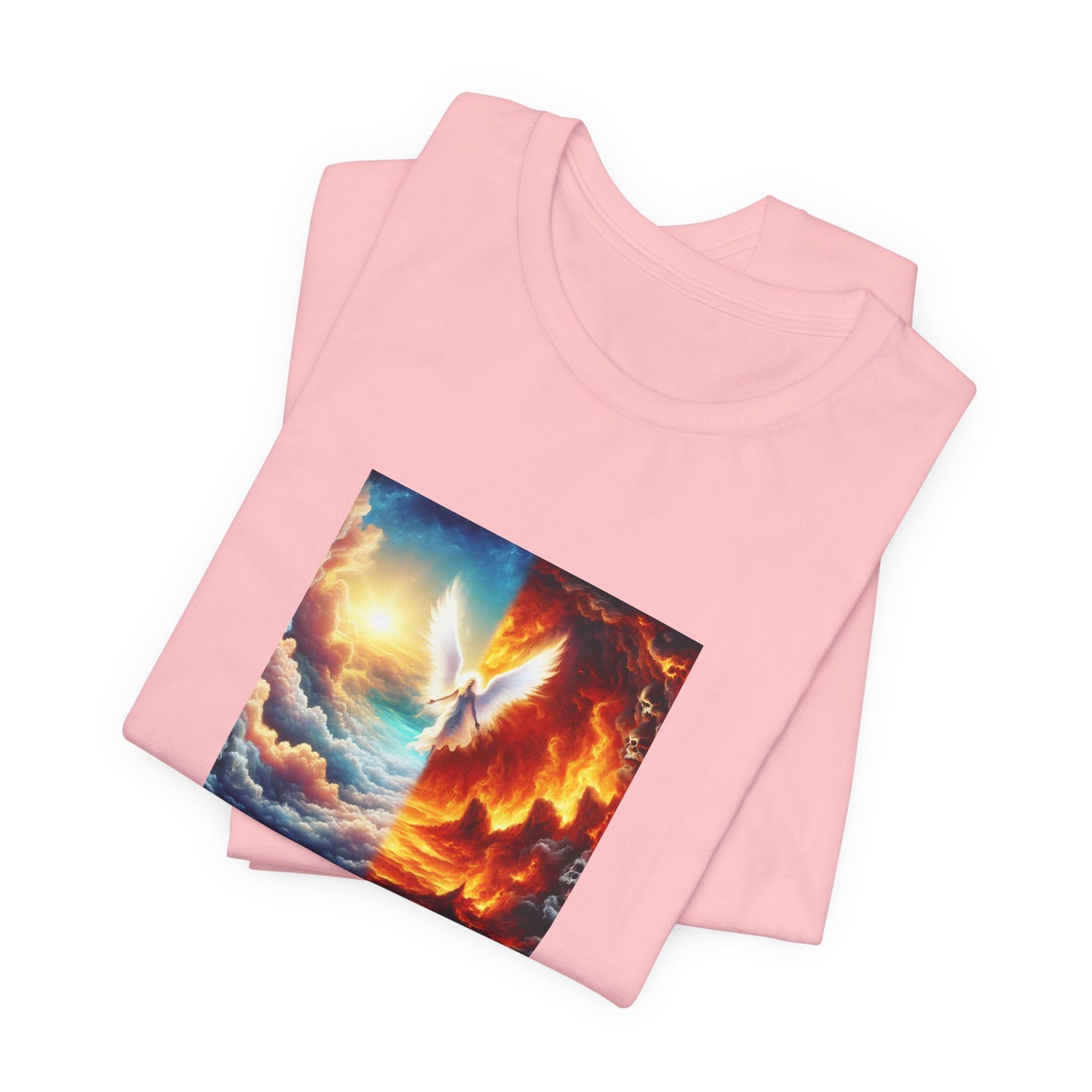 Azareelith - a female angel known for her wisdom and guidance during the biblical era. She was often depicted with a halo of light around her head and her wings were said to shine like stars. Azareelith was known to comfort - Tee