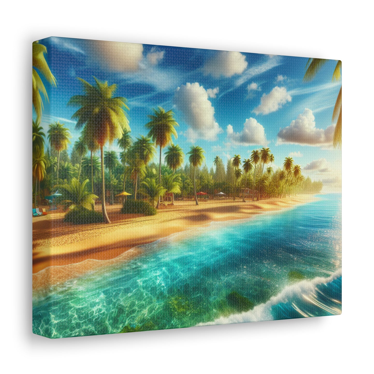 "Coral Breeze Cove" - Canvas